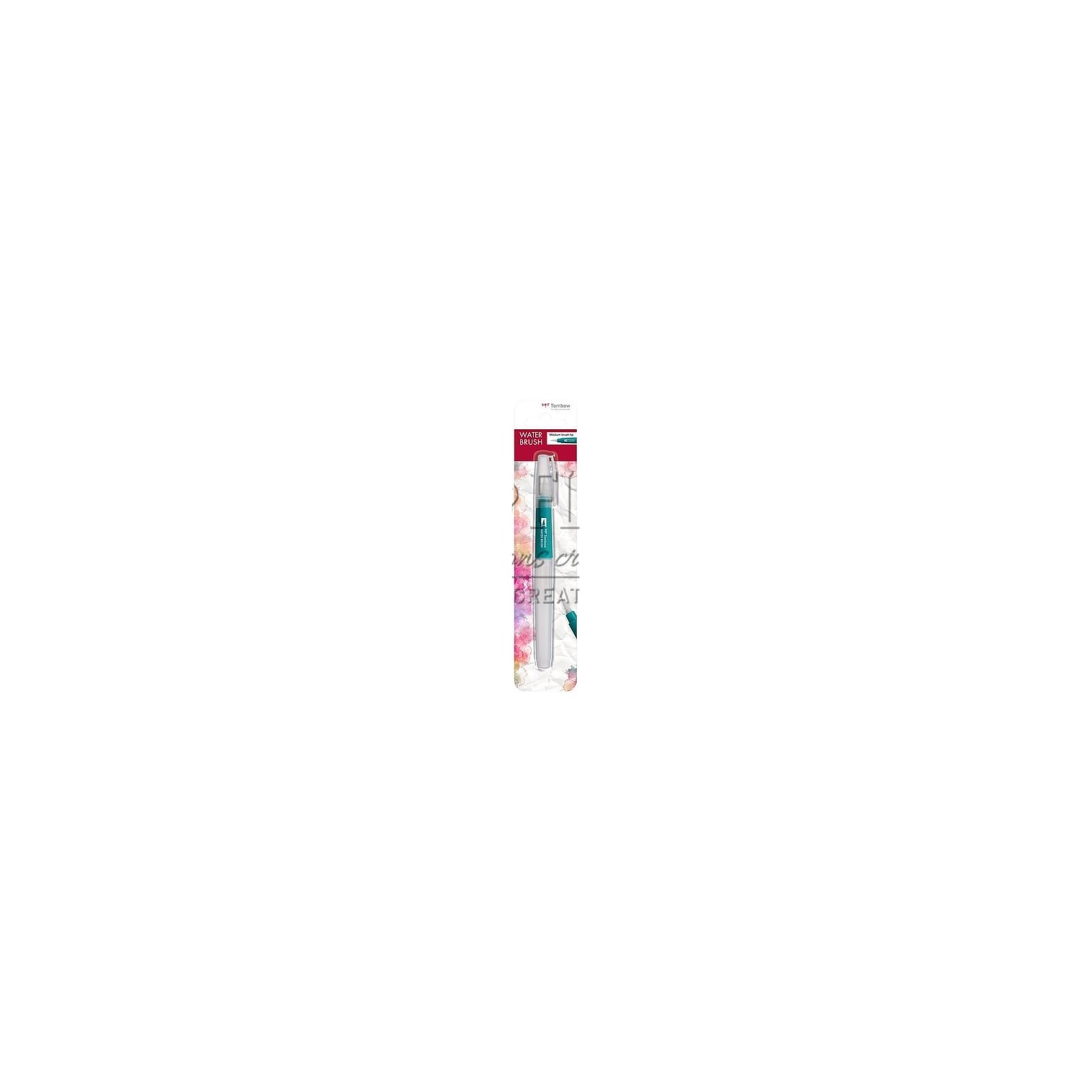 Kuretake Zig Pinceau Réservoir à Eau – Pointe Large Et Plate, Idéal Pour Aquarelle Et Encrage