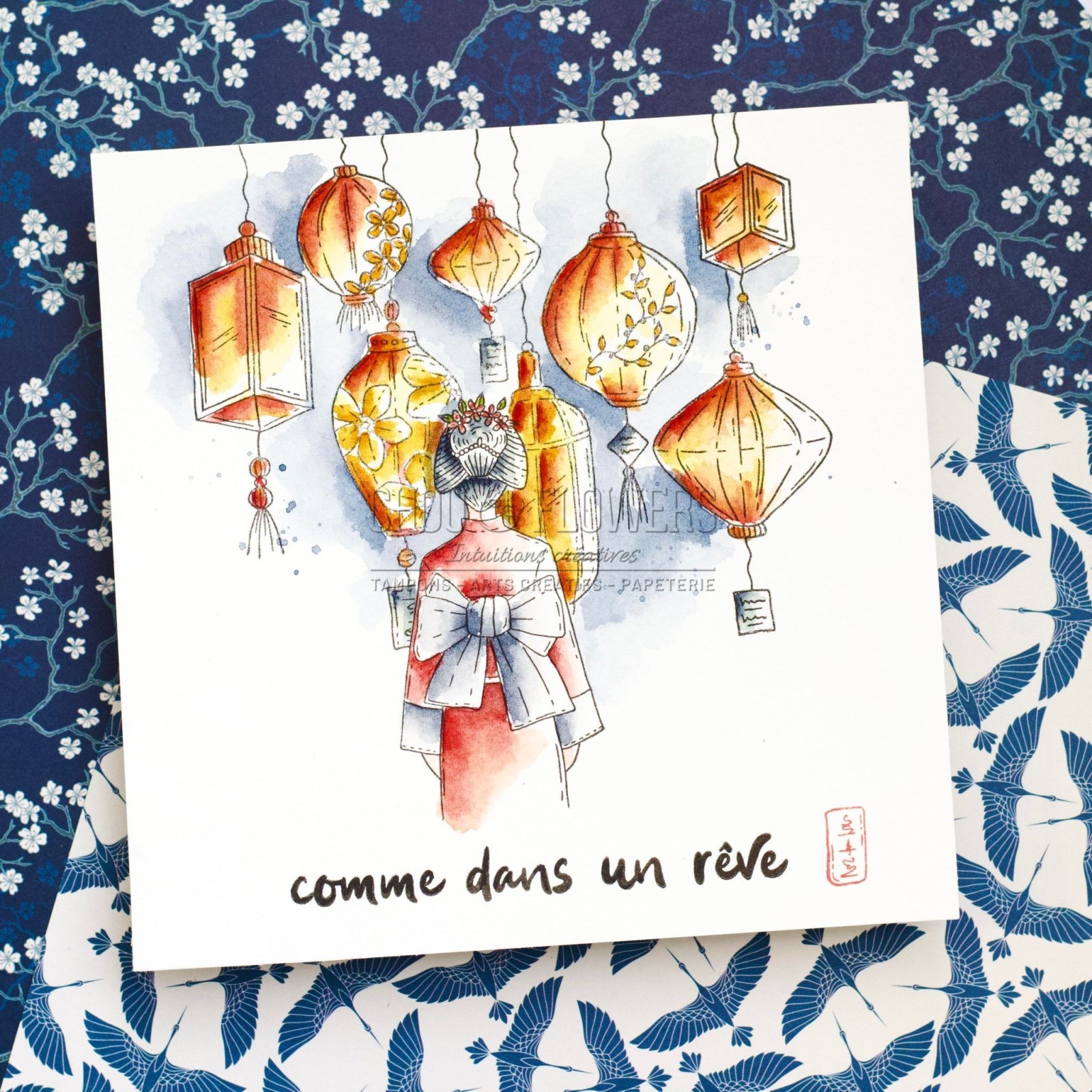 Tampons Transparents à Motifs Chinois - Pour Scrapbooking, Cartes, Artisanat - 1 Feuille PVC Réutilisable (environ 16x11 Cm)