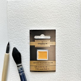 N°14 JAUNE DORE AQUARELLE EXTRA FINE CHARVIN DEMI GODET