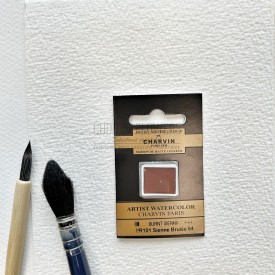 N°64 SIENNE BRULE AQUARELLE EXTRA FINE CHARVIN DEMI GODET