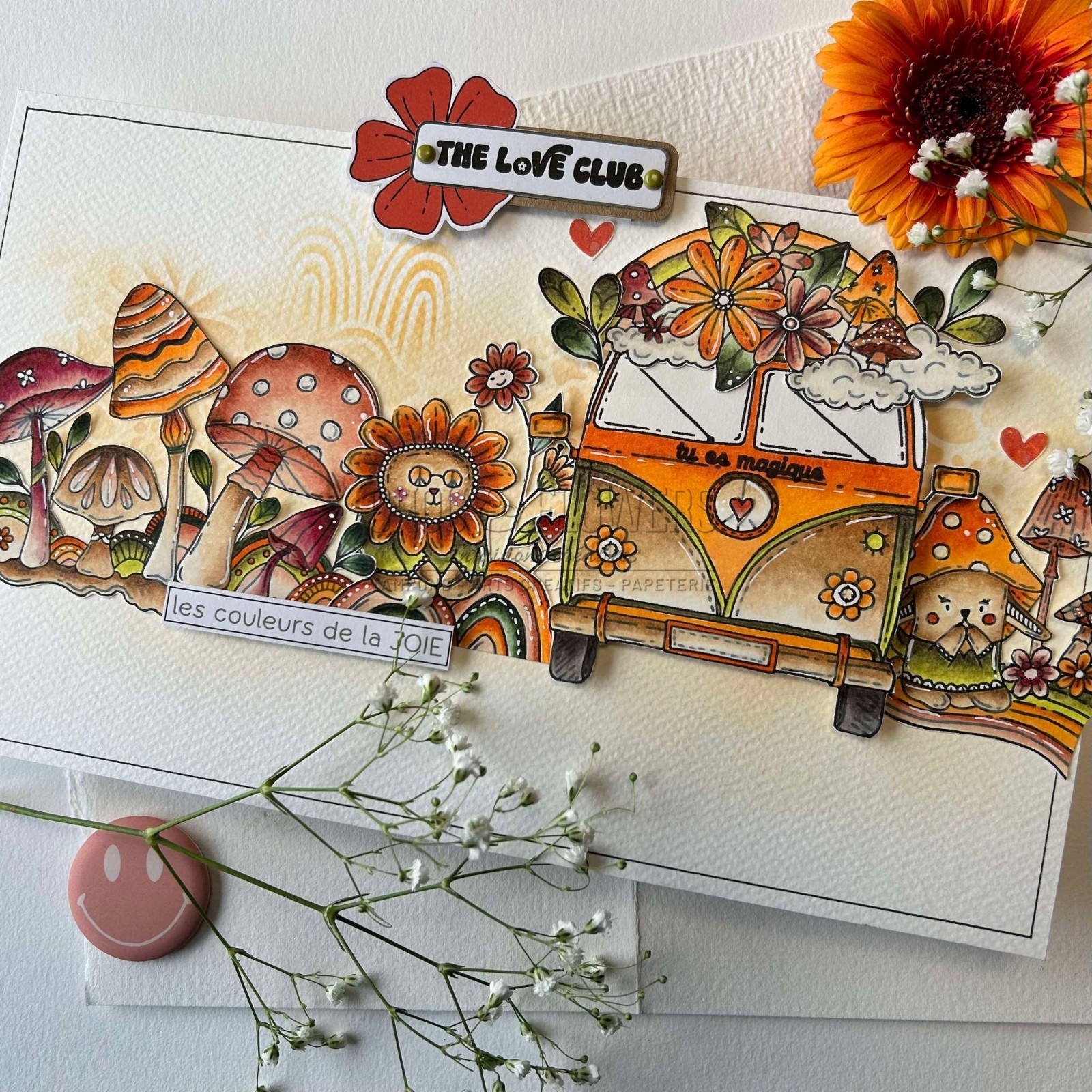 GORGECRAFT Pochoirs Arc-en-ciel Réutilisables En Acier Inoxydable Pour