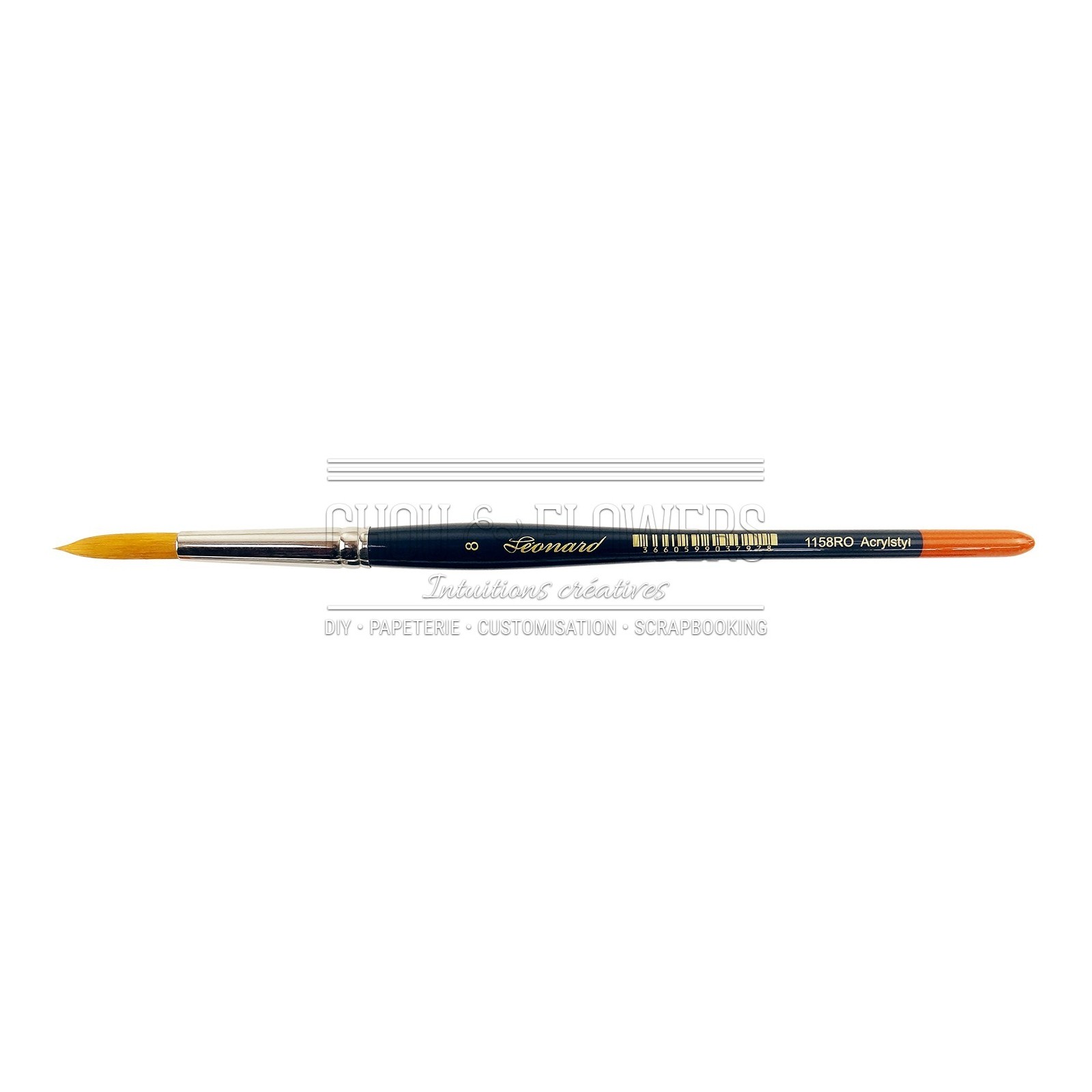 Artmaster Pinceau Aquarelle Effet Spécial – Peigne Herbe – Poils Synthétiques, Manche Court