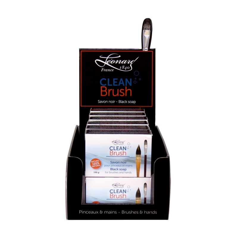 savon noir pour nettoyer vos pinceaux