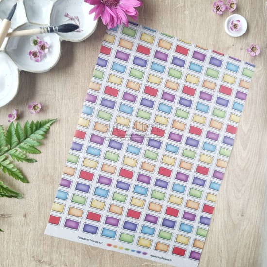 Papeterie créative Vibrations de la collection Vibrations de Chou and Flowers