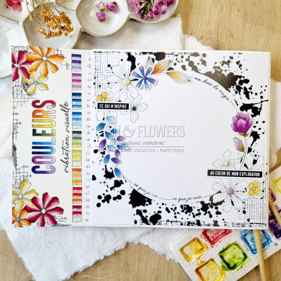 Papeterie créative Vibrations de la collection Vibrations de Chou and Flowers