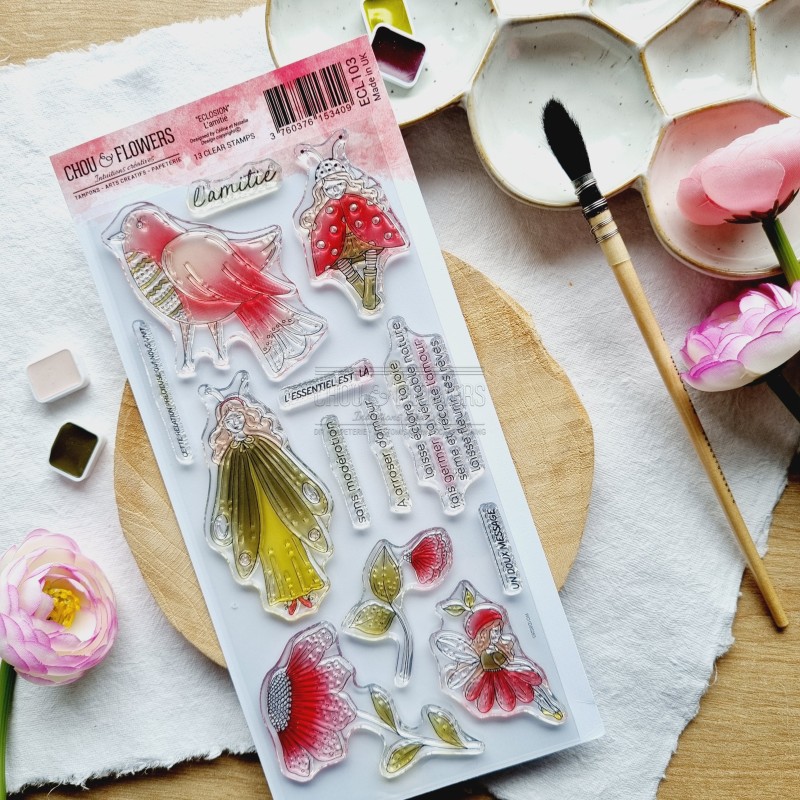tampon clear L'amitié de la capsule exclusive Eclosion de Chou & Flowers