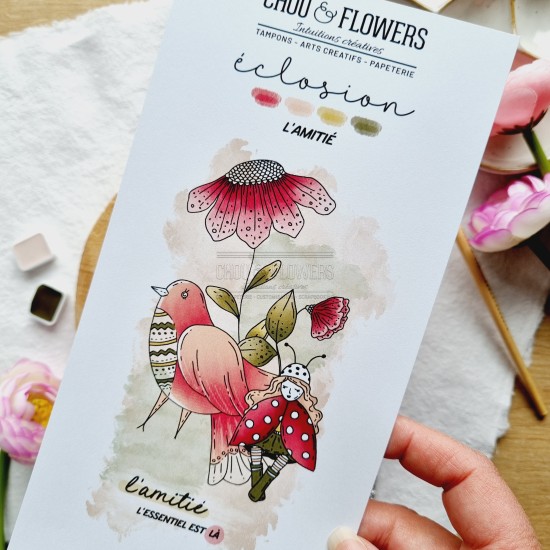 tampon clear L'amitié de la capsule exclusive Eclosion de Chou & Flowers