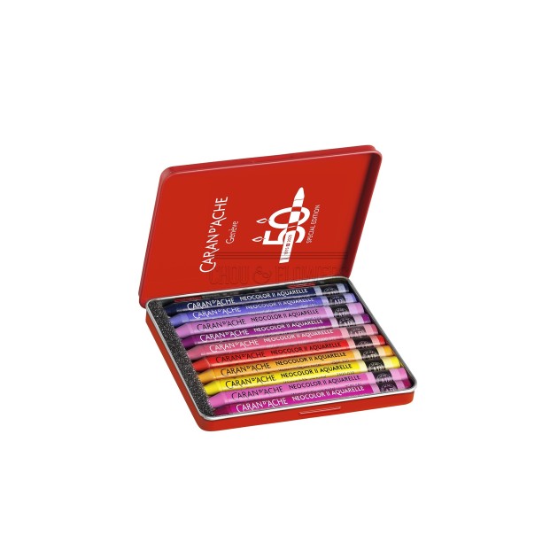 boite de 10 neocolor II édition spéciale 50 ans - palette POP boite de 10 neocolor II édition spéciale 50 ans - palette POP