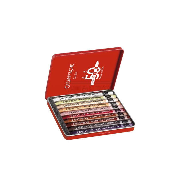 boite de 10 neocolor II édition spéciale 50 ans - palette PORTRAIT boite de 10 neocolor II édition spéciale 50 ans - palette PORTRAIT