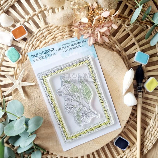 tampon clear Fleur de citronnier de la collection Rêve azur de Chou & Flowers tampon clear Fleur de citronnier de la collection Rêve azur de Chou & Flowers