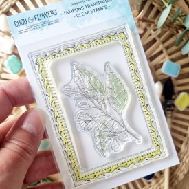 tampon clear Fleur de citronnier de la collection Rêve azur de Chou & Flowers