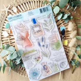 tampon clear parfum du sud de la collection Rêve azur de Chou & Flowers