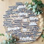 Ensemble de die cuts jolies phrases sud de Chou and Flowers