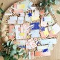 Ensemble de die cuts étiquettes sud de Chou and Flowers