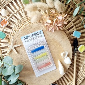 tampon clear Etiquette de la collection Rêve azur de Chou & Flowers