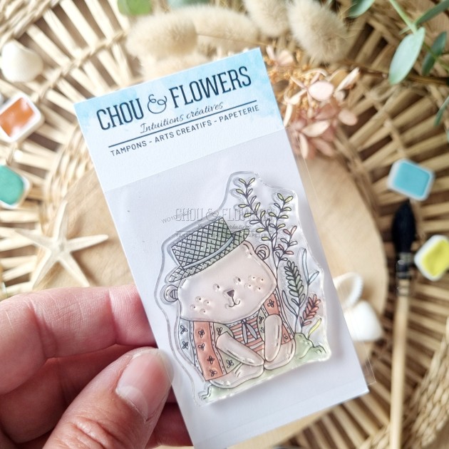tampon clear doudou provence de la collection Rêve azur de Chou & Flowers tampon clear doudou provence de la collection Rêve azur de Chou & Flowers