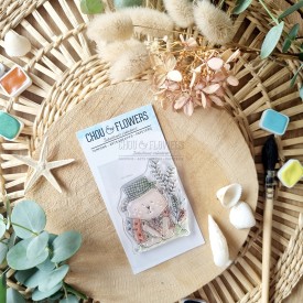 tampon clear doudou provence de la collection Rêve azur de Chou & Flowers