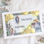 tampon clear Fille bord de mer de la collection Rêve azur de Chou & Flowers tampon clear Fille bord de mer de la collection Rêve azur de Chou & Flowers