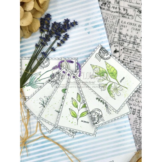 tampon clear Fleur de citronnier de la collection Rêve azur de Chou & Flowers