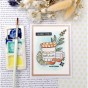tampon clear Tutti frutti de la collection Rêve azur de Chou & Flowers tampon clear Tutti frutti de la collection Rêve azur de Chou & Flowers
