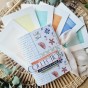 Ensemble de die cuts jolies phrases sud de Chou and Flowers