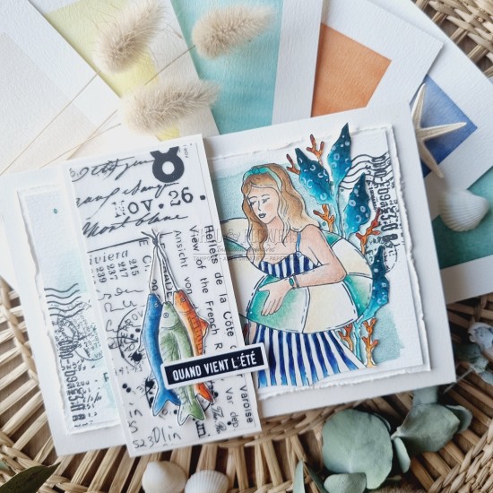 Ensemble de die cuts jolies phrases sud de Chou and Flowers