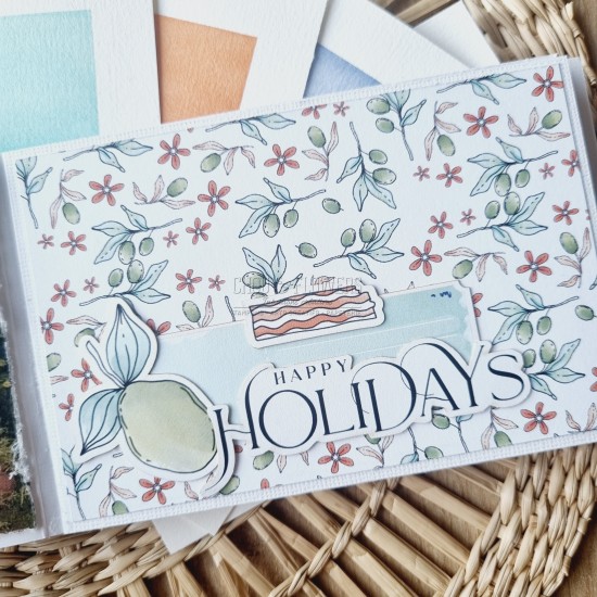 Ensemble de die cuts jolies phrases sud de Chou and Flowers