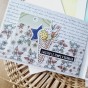 Ensemble de die cuts jolies phrases sud de Chou and Flowers