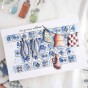 tampon clear Mosaïque d'été de la collection Rêve azur de Chou & Flowers tampon clear Mosaïque d'été de la collection Rêve azur de Chou & Flowers