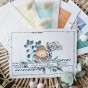 tampon clear Courriers fleuris de la collection Rêve azur de Chou & Flowers tampon clear Courriers fleuris de la collection Rêve azur de Chou & Flowers