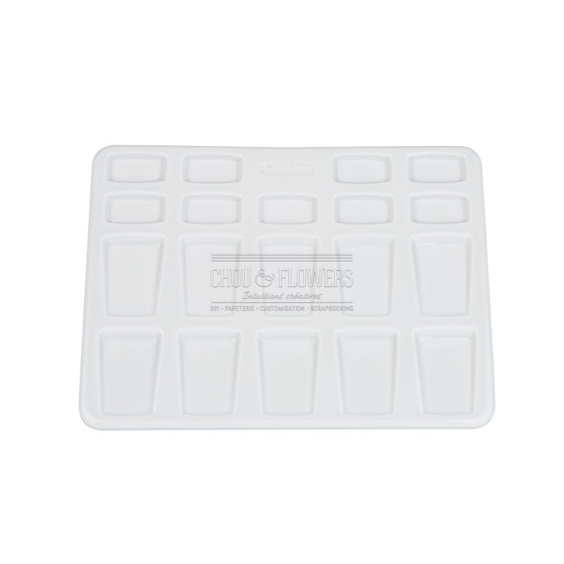 palette en porcelaine pour l'aquarelle
