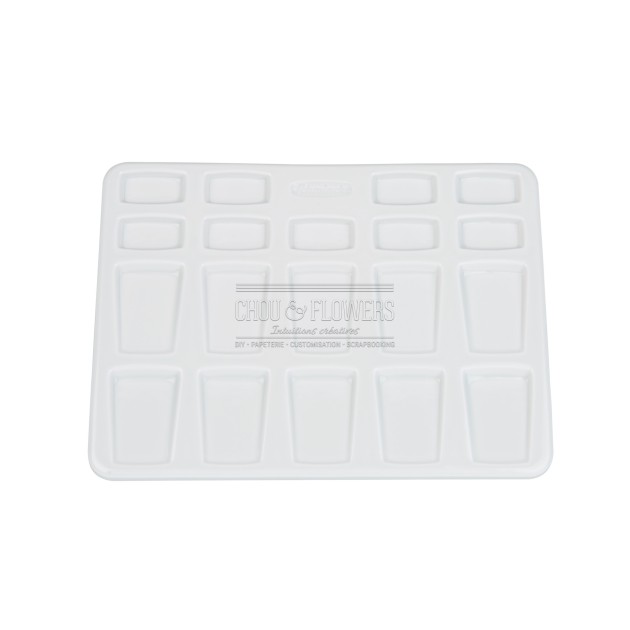 palette en porcelaine pour l'aquarelle
