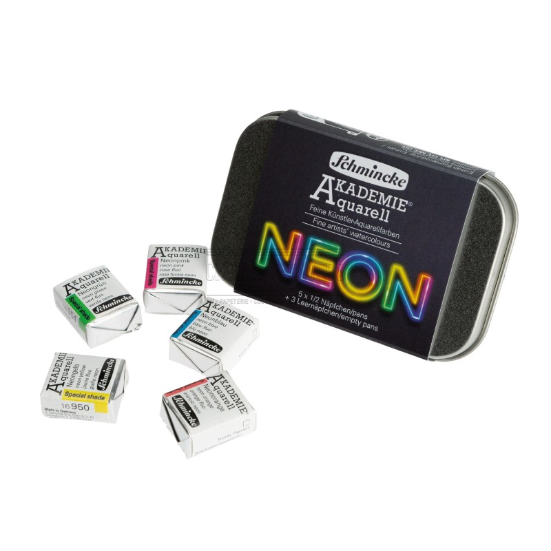 coffret aquarelle Néon