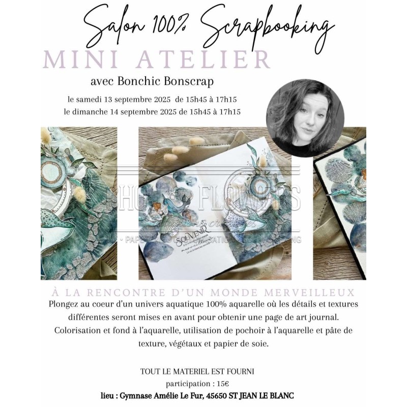 Atelier "A la rencontre d'un monde merveilleux" avec Bonchic Bonscrap