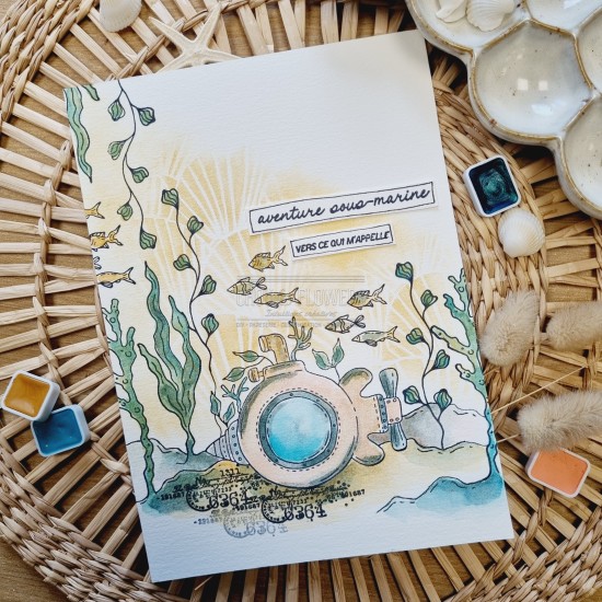 CLEAR A6 LA MAGIE DES PROFONDEURS de Chou and Flowers