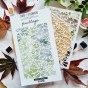 Pochoir feuillages de la collection L'orée des bois