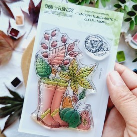 tampon clear Les botets de pluie de la collection L'orée des bois
