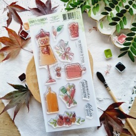 tampons clear Le tablier de la collection L'Orée des bois