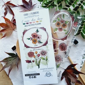 tampons clear mes petites fleurs de la collection L'Orée des bois