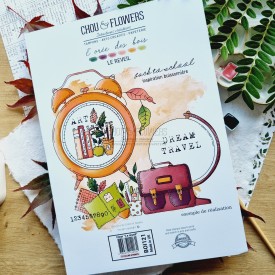 tampons clear le réveil de la collection L'Orée des bois pour les scrapbooking, l'artjournal et la carterie