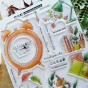 tampons clear le réveil de la collection L'Orée des bois pour les scrapbooking, l'artjournal et la carterie