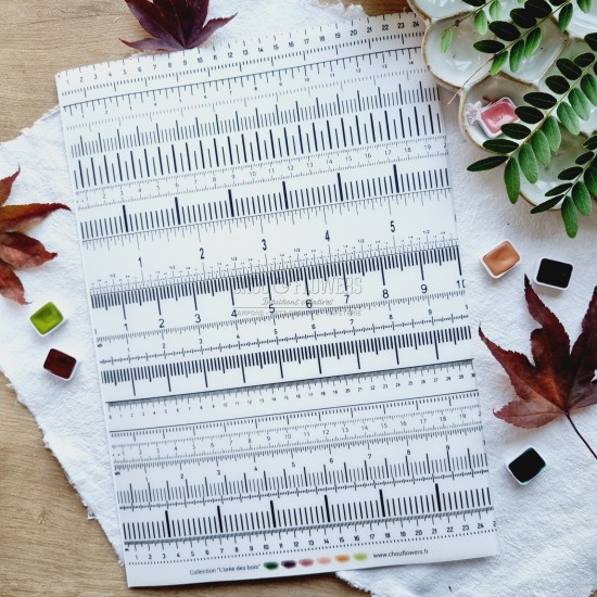 set de papiers Collection l'Orée des bois pour vos projets de scrapbooking, d'artjournal et de carterie