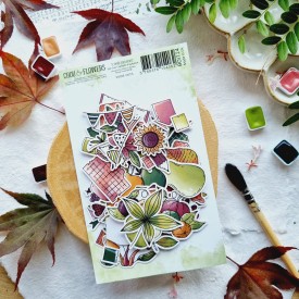 die cuts cueillette d'automne de la collection L'orée des bois