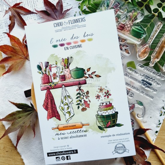 tampon clear En cuisine de la collection L'orée des bois