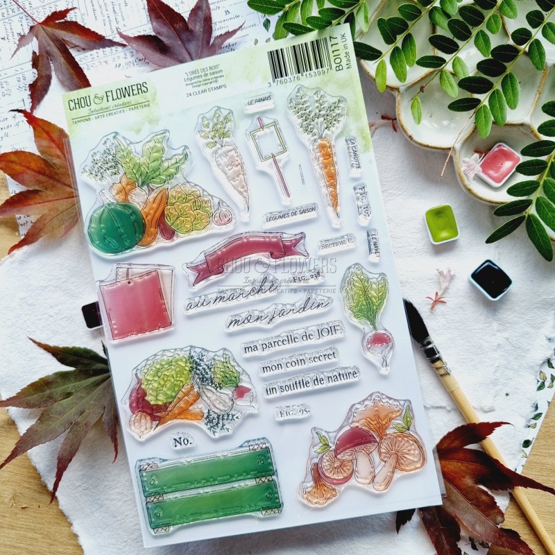 tampon clear Légumes de saison de la collection L'orée des bois