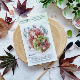 tampon clear Fille d'automne de la collection L'orée des bois