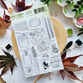 tampon clear notes d'automne de la collection L'orée des bois