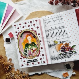 tampon clear Fille d'automne de la collection L'orée des bois