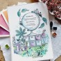 tampons clear le réveil de la collection L'Orée des bois pour les scrapbooking, l'artjournal et la carterie