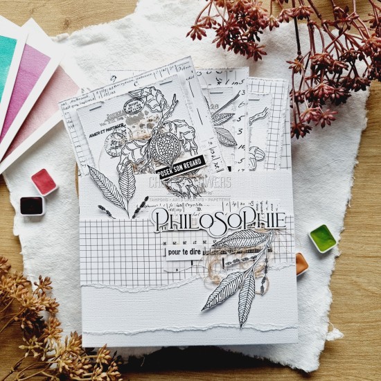 set de papiers Collection l'Orée des bois pour vos projets de scrapbooking, d'artjournal et de carterie